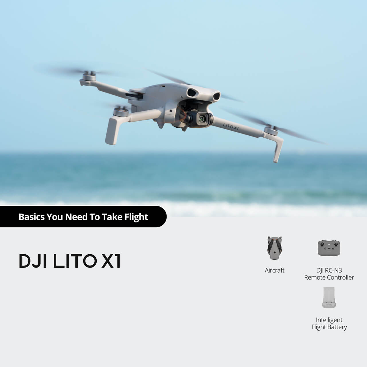Drone Thermal Imaging - Lito X1 Smooth Flight Kit RC-N3