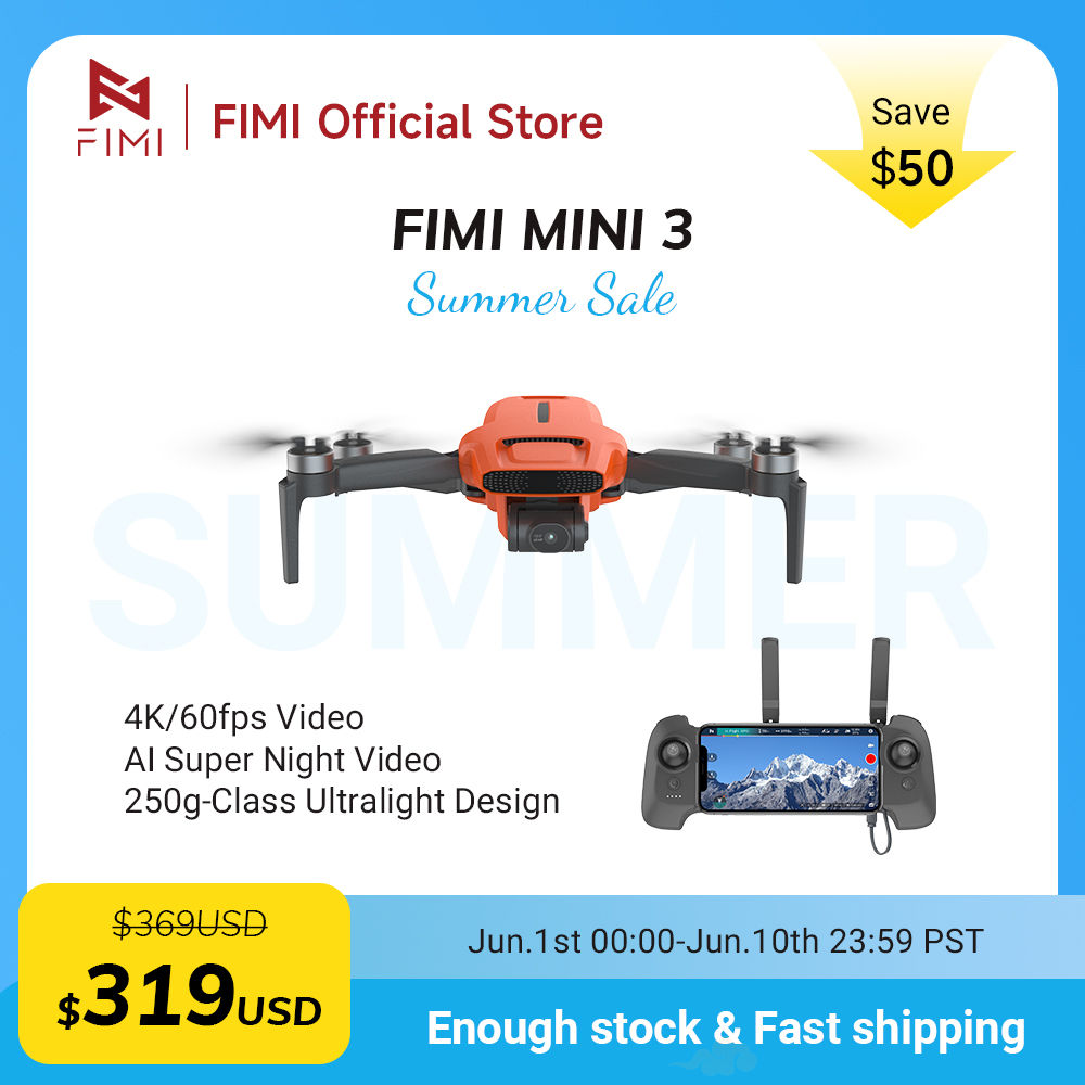 Drone Video Production - FIMI MINI 3 Camere drone 4K