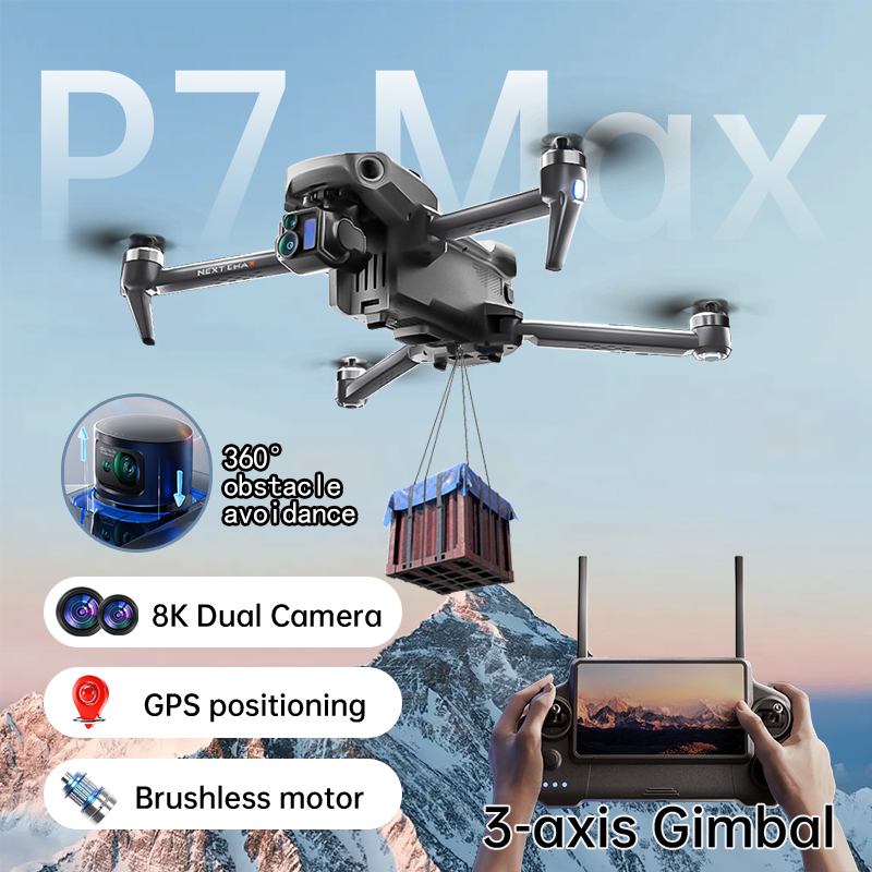 NEW P7 Max Drone 8K Camera GPS - Drone Multispectral ulasan dan harga