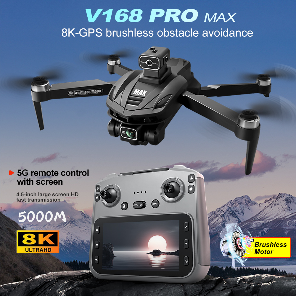 V168 PRO Max GPS Drone 8K Prof - Drone Mapping ulasan dan harga