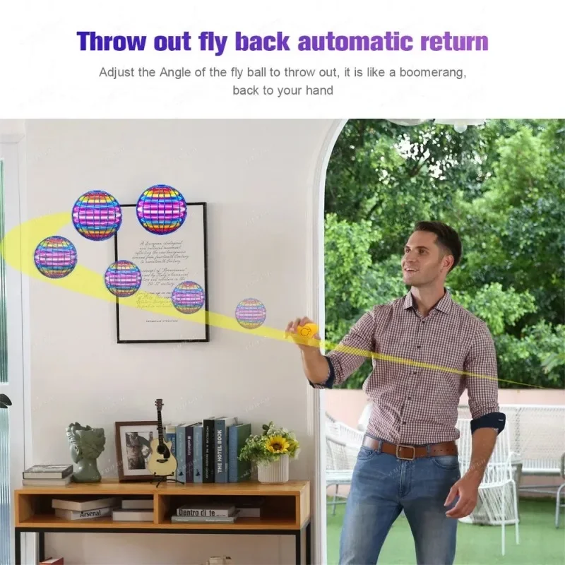 LED Light Up Flying Orb Boomer - Drone Aerial Photography ulasan dan harga