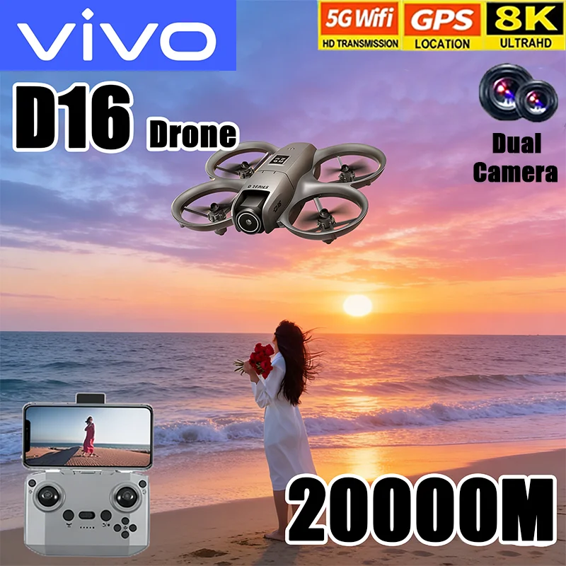 VIVO D16 Mini Drone 8K Camera  - Drone Video Production ulasan dan harga