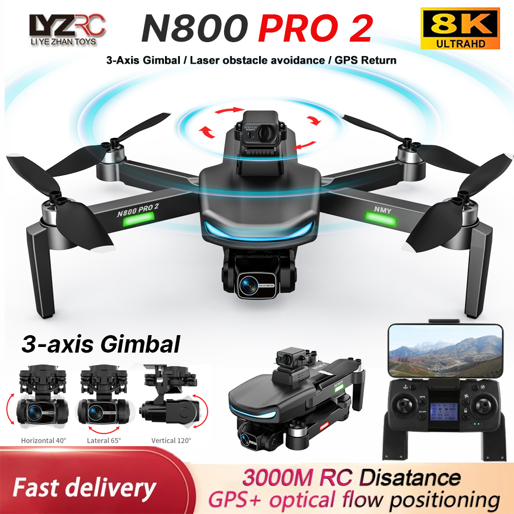 N800 PRO 2 GPS Drone Professio - Drone Multispectral ulasan dan harga