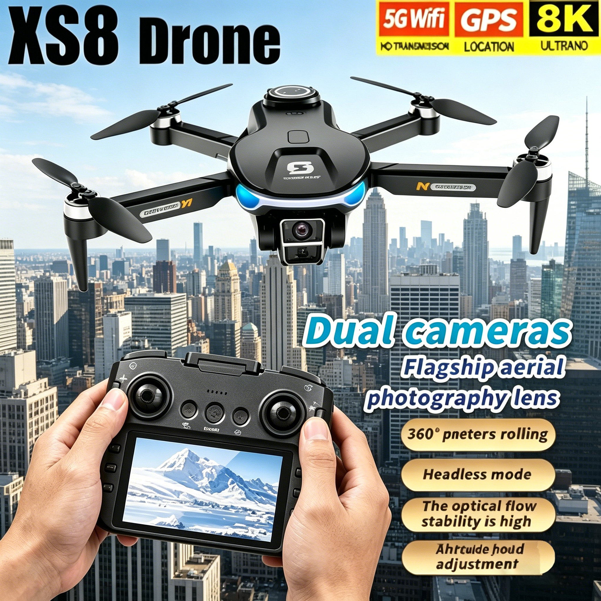 HD 8K Professional GPS Drone w - Drone Mapping ulasan dan harga