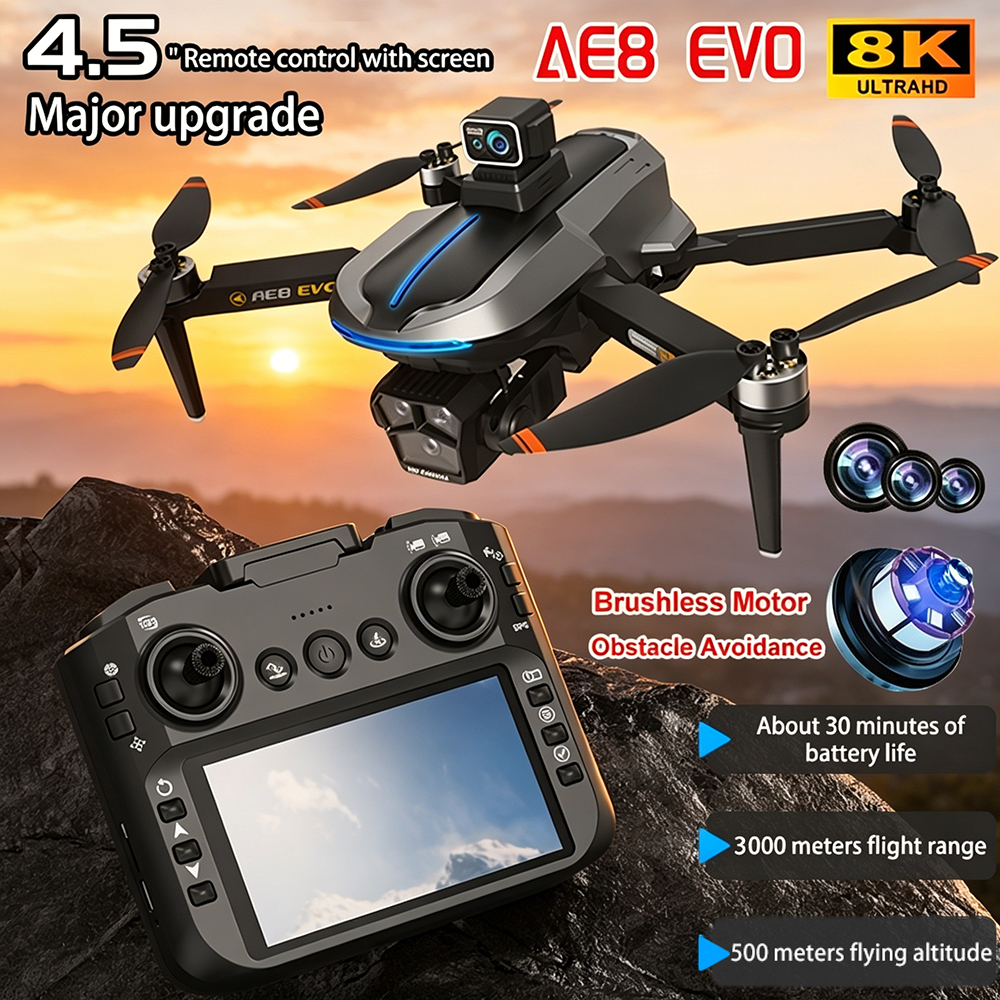 AE8 EVO Drone 4K Professional  - Drone Mapping ulasan dan harga