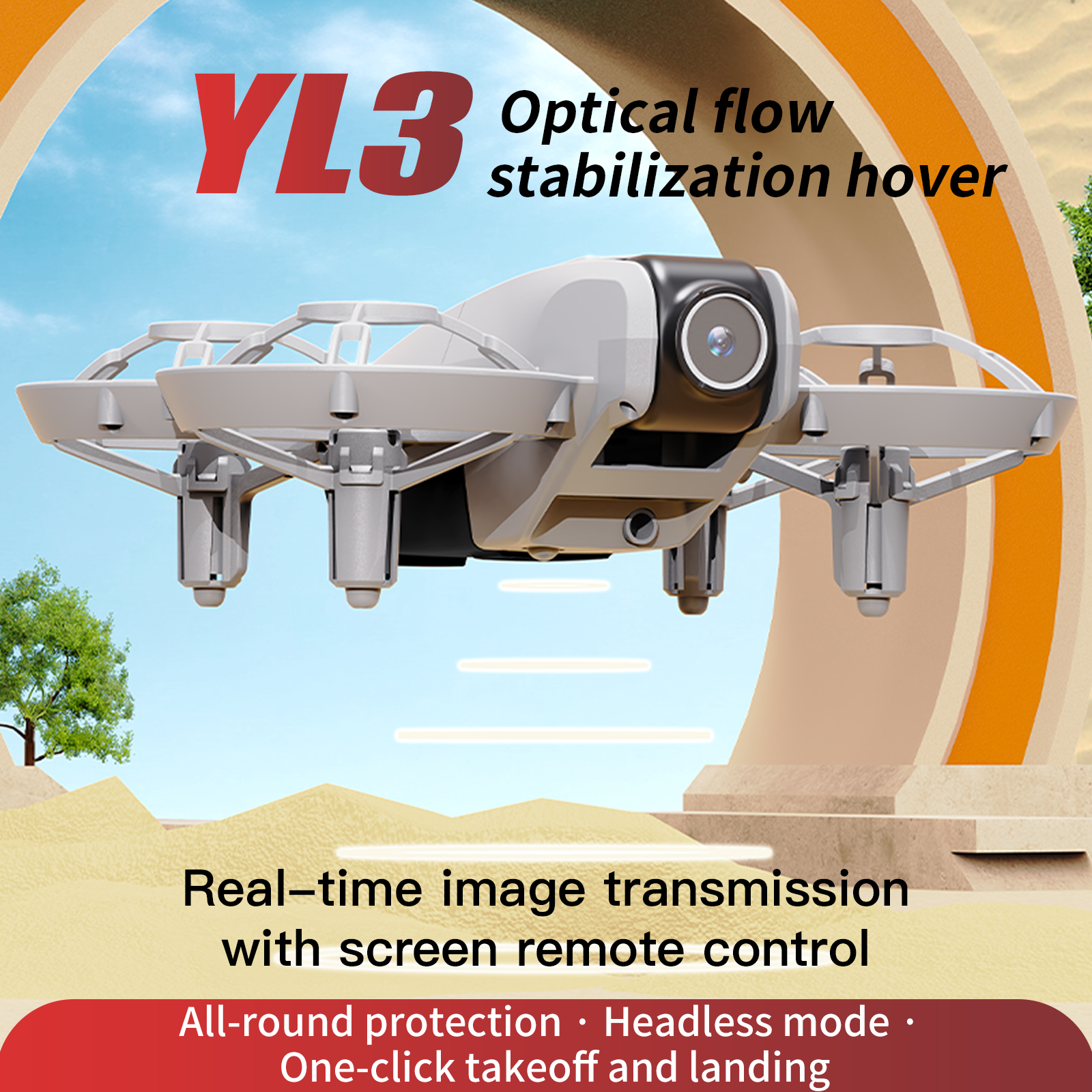 Optical Flow YT YL3 Mini Drone - Drone Video Production ulasan dan harga