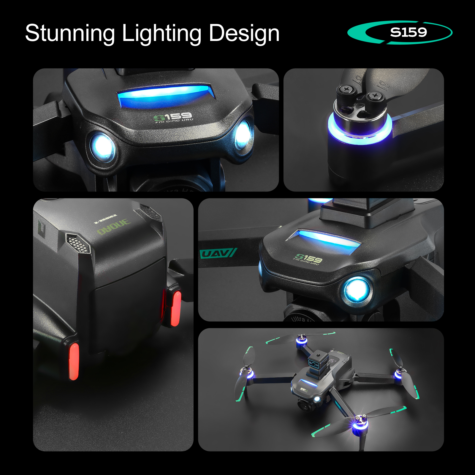 S159 GPS Drone 4K Profesional  - Drone Mapping ulasan dan harga